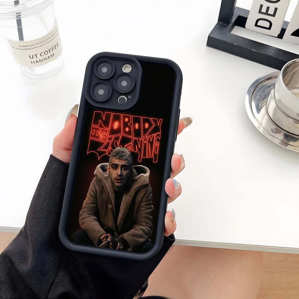 Чехол для телефона певца Зейна Малика Мягкий силикон Для IPhone 17 16 15 14 13 12 Mini 11 Pro Max Plus Защитная крышка для объектива камеры