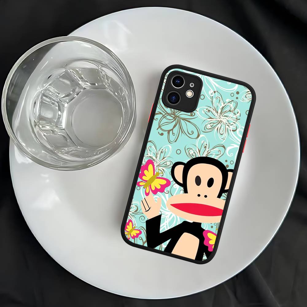 Famous Luxurious P-paul F-frank For iPhone 16 15 14 13 12 11 Pro Max X XS MAX Plus Translucent Black Phone Cover