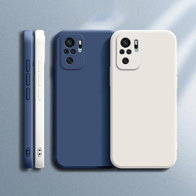 Квадратный чехол для телефона для Xiaomi Redmi Note 10 Pro Max 10S Funda Note10 S 4G Матовый силиконовый мягкий чехол