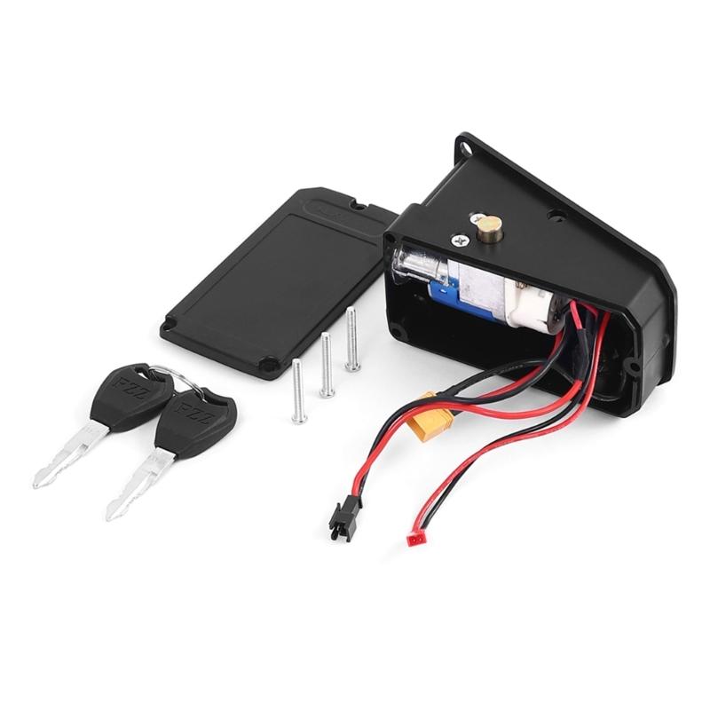 Замок на отсек аккумулятора от кражи с защитой порта для зарядки Крышка платы соединения замка аккумулятора электровелосипеда