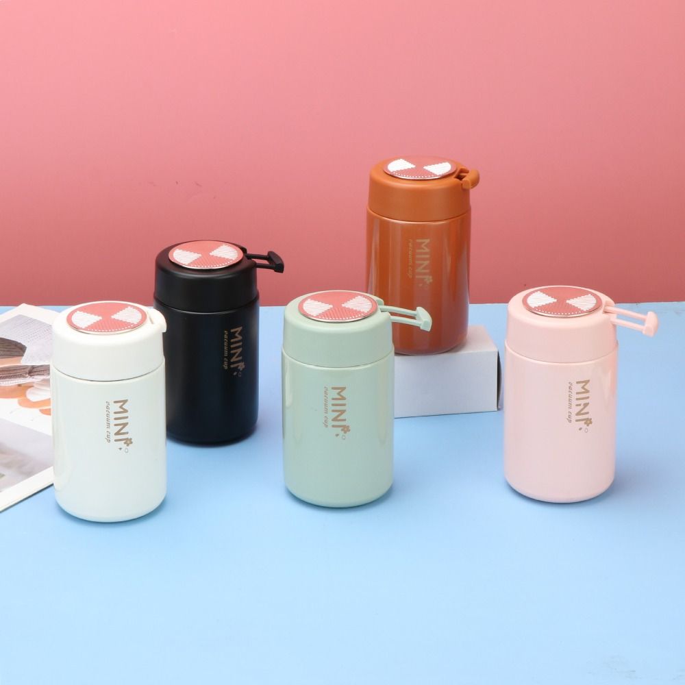Stainless Steel Portable Vacuum Flask Insulated Thermal Water Bottle Mini Thermos Cup Coffee Tea