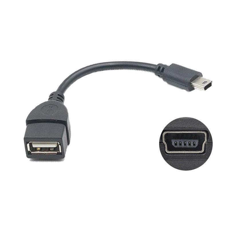 Адаптер Micro USB OTG для литья под давлением, черный, кабель передачи данных типа «мама» V3/V8