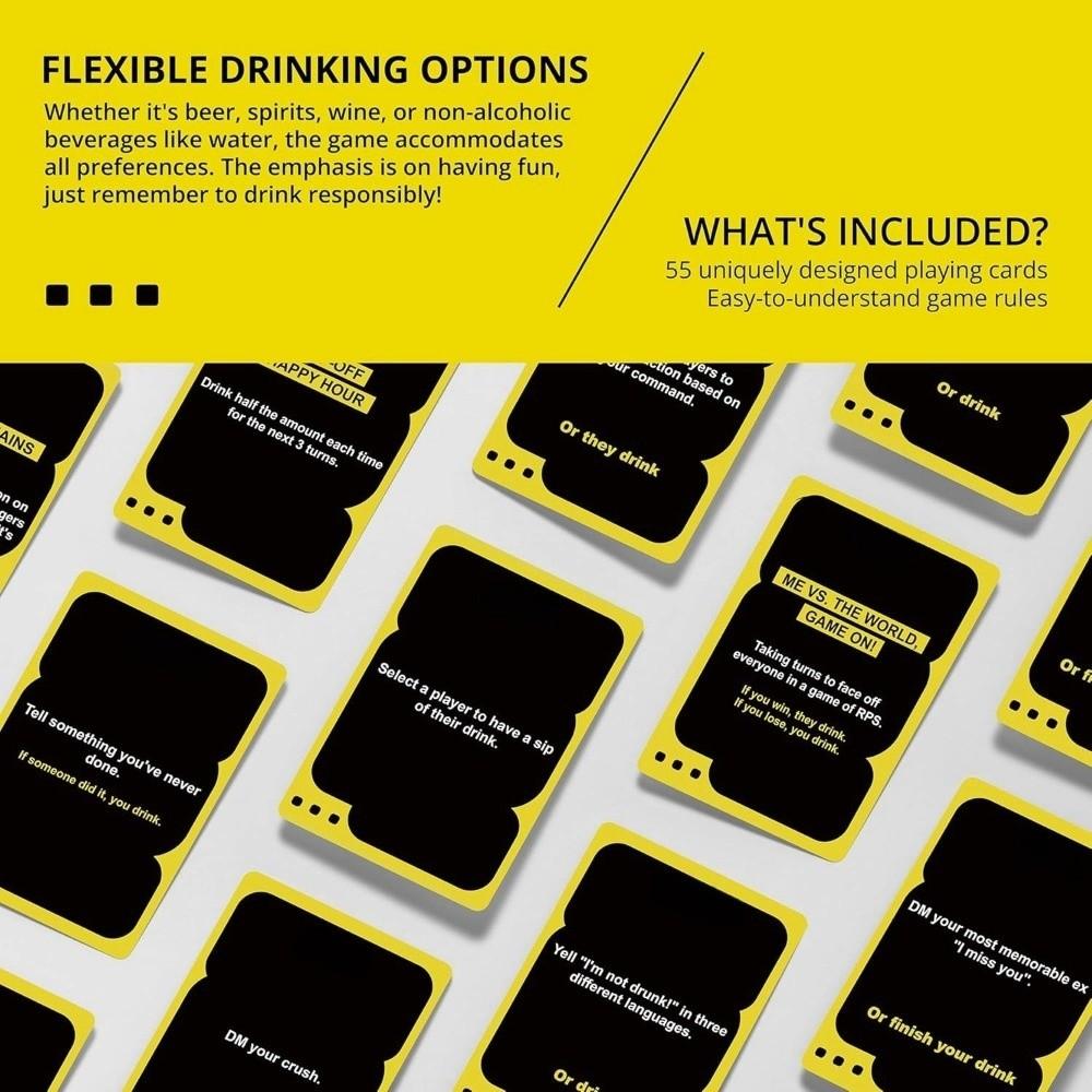 Drinking Games Card Games I‘M NOT DRUNK Desktop Games Interactive Paper Cards Hen's Party