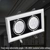 OEINGLED Квадратный встраиваемый светодиодный светильник-спот для решетки