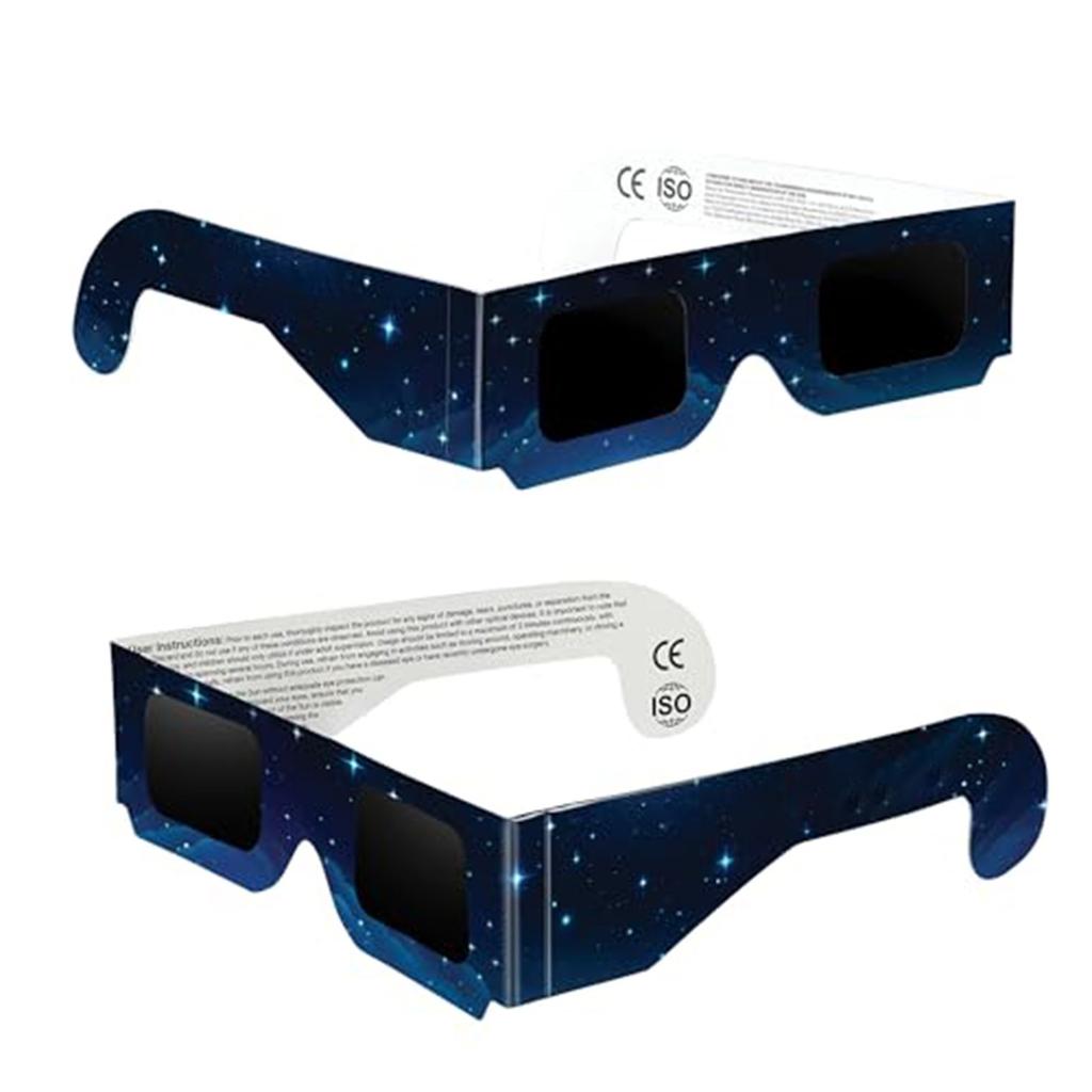 Solar Glasses Approved 2024, 2 Pack And Certified Solar Observation Glasses, Safe Shades For Direct Sun Viewing