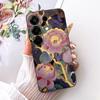 For Tecno Camon 50 4G CN5 Cute Flower Butterfly Cat Painted Case For Tecno Camon50 4G Black Silicone Soft Phone Cases