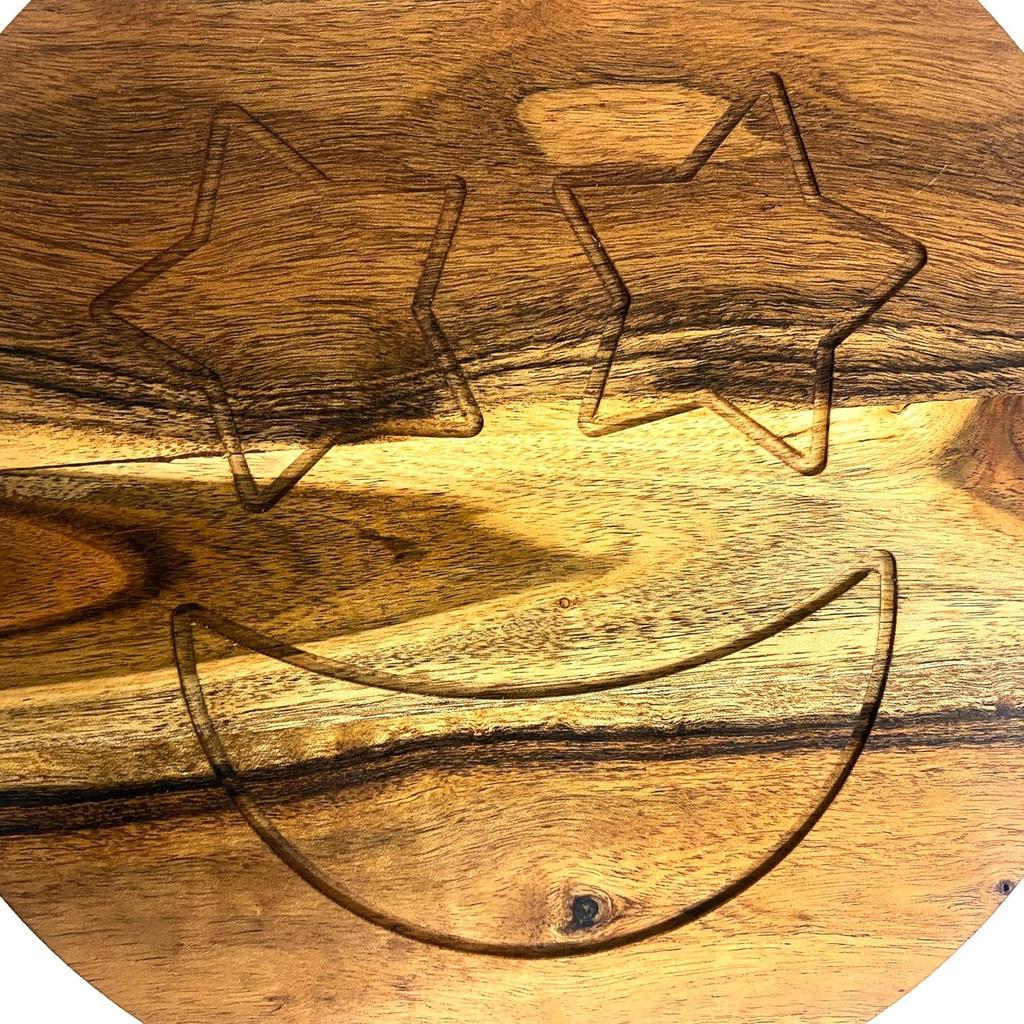 Gift For Her Acacia Wood Cutting Boards for Kitchen, Wooden Serving Charcuterie Board, Ideal for Chopping Meat, Fruits, Cheese