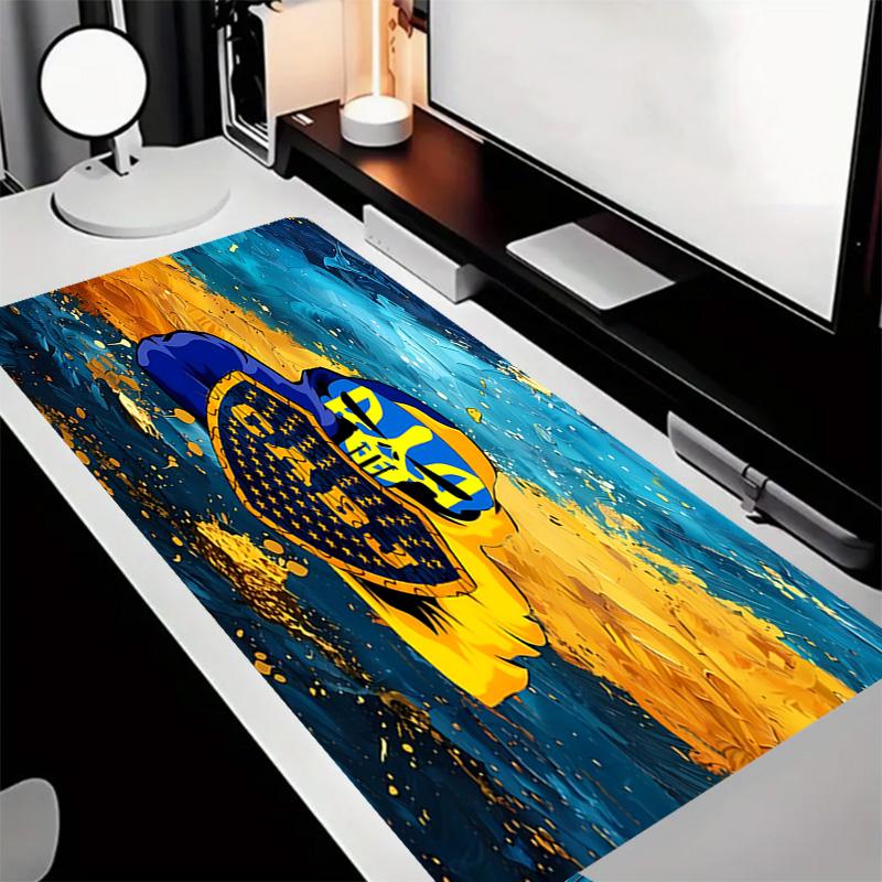 Club Atlético Boca Juniors Theme Premium Non-slip Mouse Pad with Stitched Edges,Durable Rubber Material,for Desktop & Gaming Great Gifts