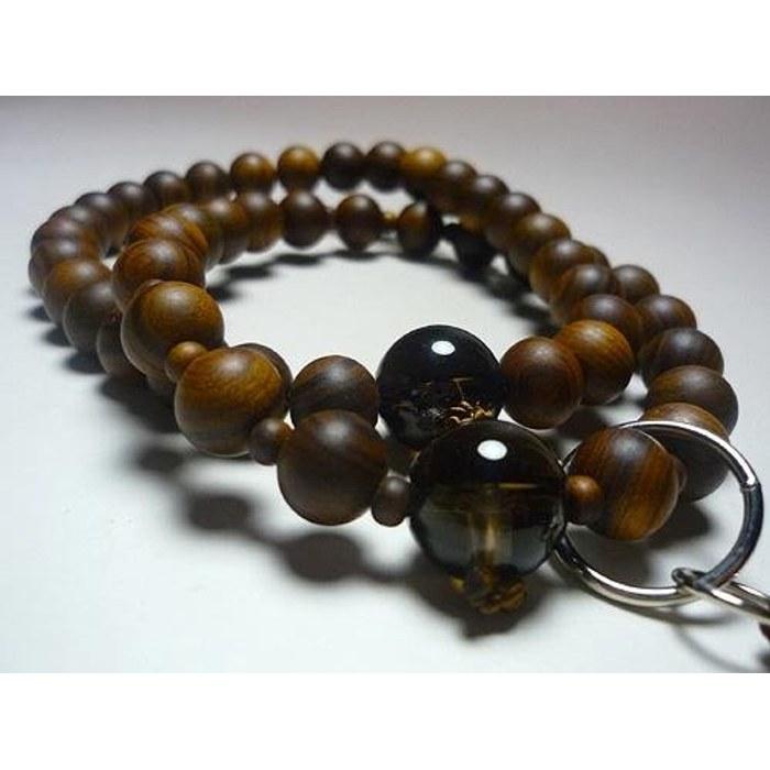 [Shingon] Prayer Beads Sandalwood, Brown Crystal Jodo-shu