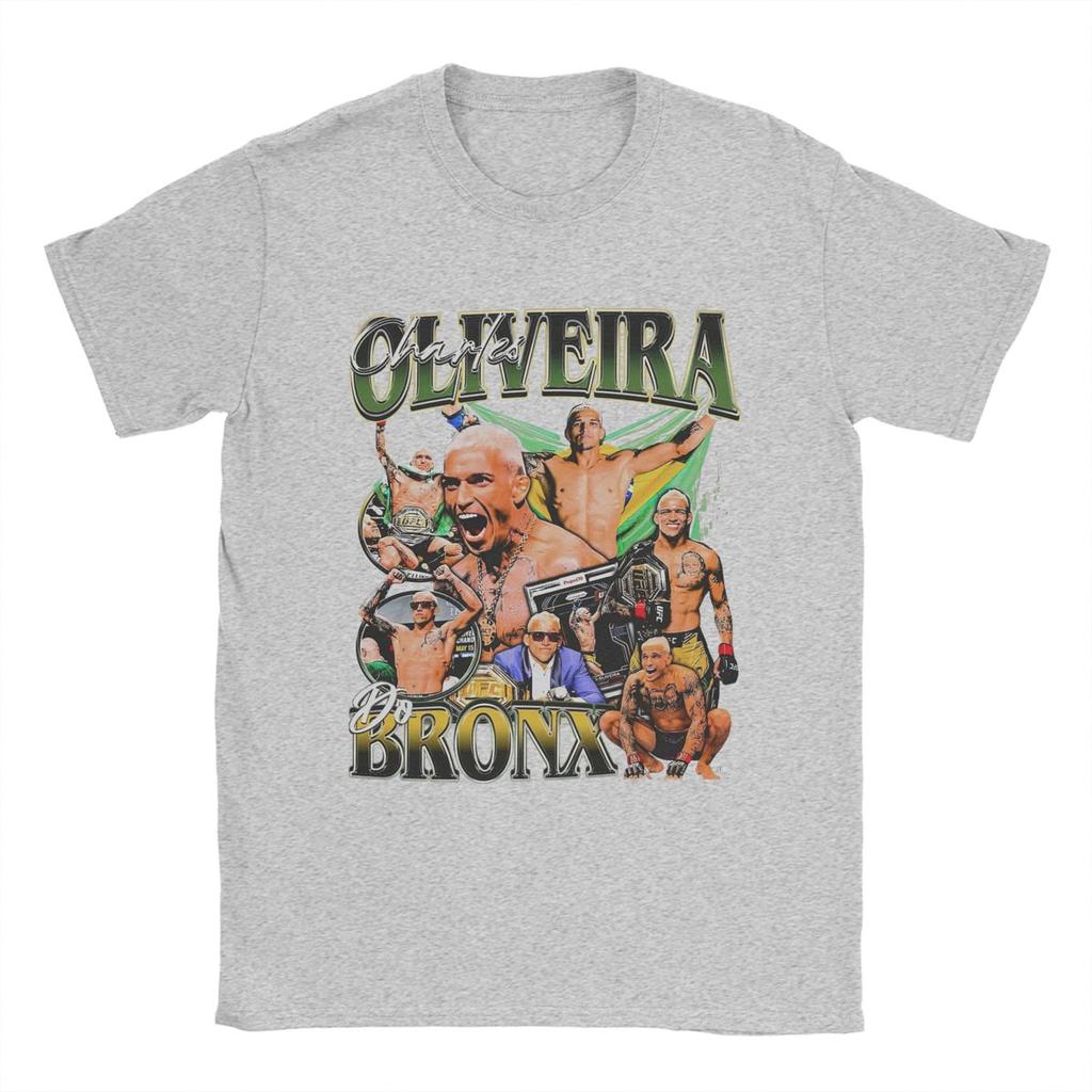 Charles Oliveira Do Bronx Boxer Boxing Shirt Accessories Men Women Cotton Creative T-shirt Short Sleeve Clothes Gift Idea