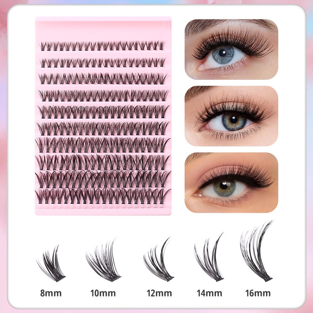 DIY Наращивание ресниц - Сегментированные 30D, 40D, 50D, 80D для самостоятельного нанесения