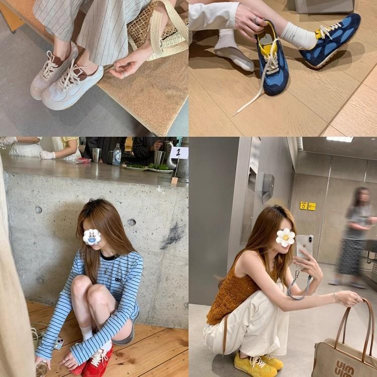 Виноградная студия motherlee увеличение роста 3,5 см~ милая голова манго модная шнуровка повседневный стиль увеличение немецкие тренировочные туфли