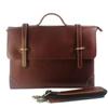 Smooth Full-Grain Leather Men’s Briefcase for Business Luxurious Office Tote Laptop Messenger Work Bag