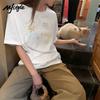 Футболка с коротким рукавом в стиле MJ с граффити 'Вишневая Морская Звезда'