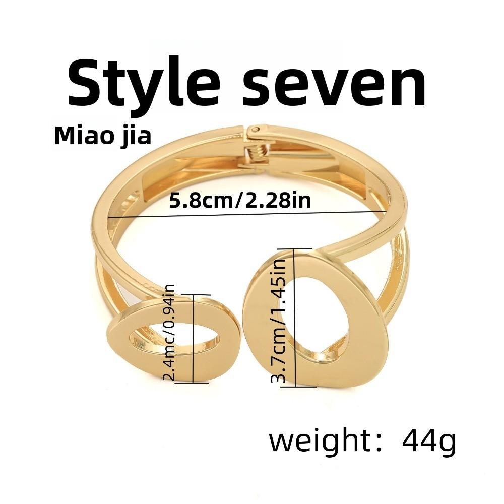 Браслет INS Минималистичный Неправильная Волна Ювелирные Изделия Металлический Глянцевый Браслет Женские Ювелирные Изделия