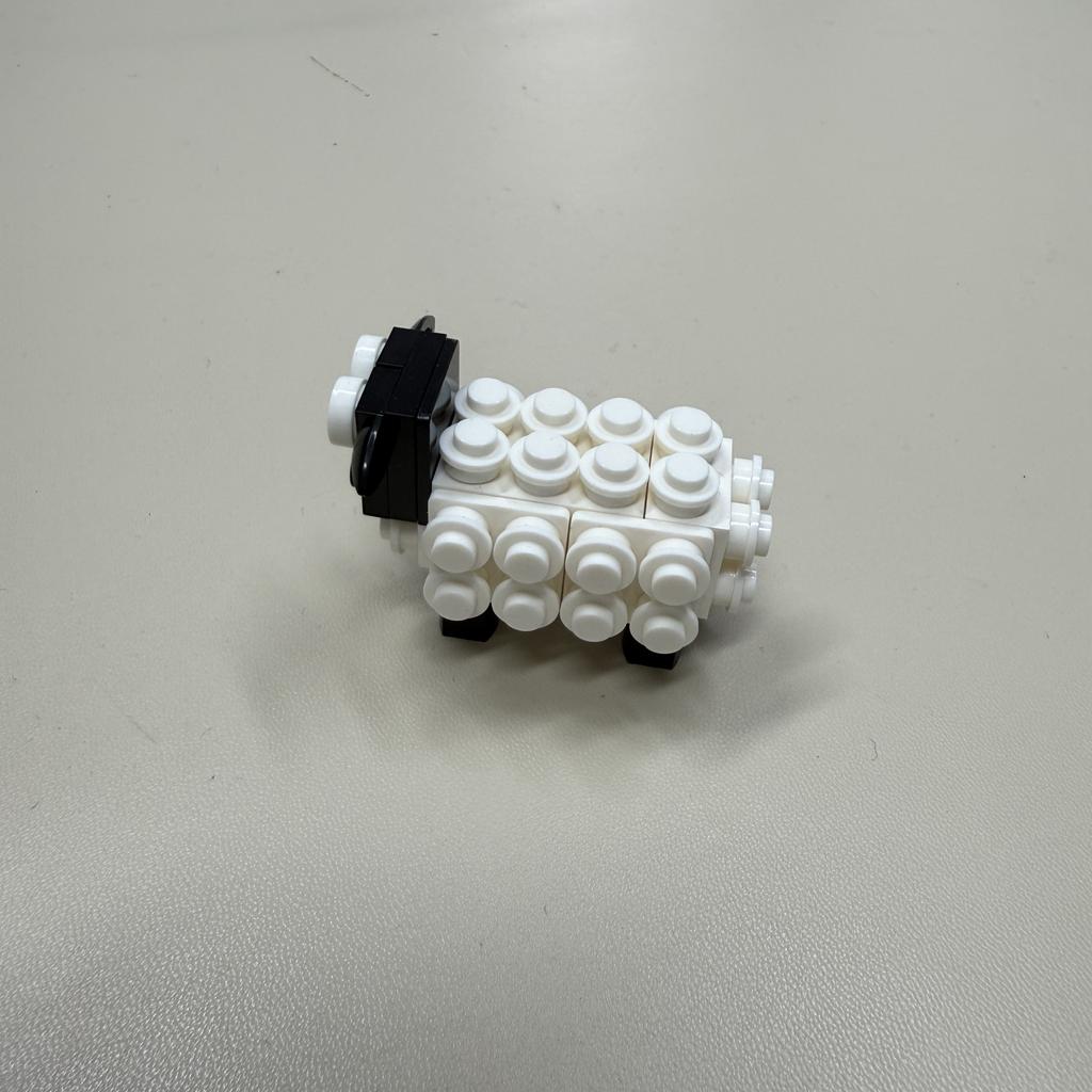 Конструктор Moc Blocks Милое и Креативное Маленькое Животное Овечка Строительные Блоки Игрушка Для Детей, Анимационные Подарки Питомцы Для Детей