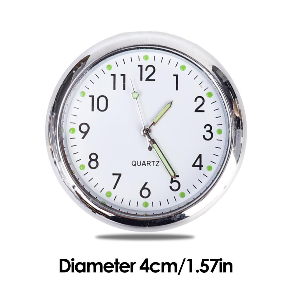 Автомобильные светящиеся часы на воздухозаборник универсальные кварцевые люминесцентные часы для приборной панели автомобиля велосипеда мотоцикла водонепроницаемые самоклеящиеся часы