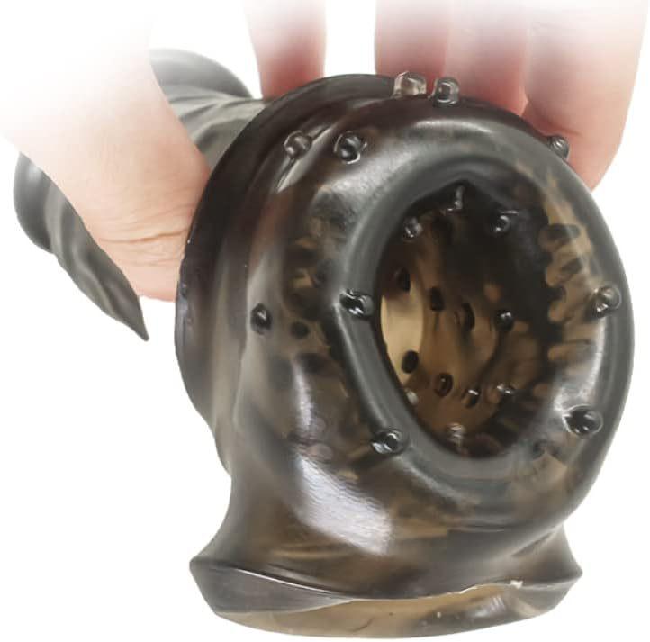 20 см рукав для увеличения пениса, утолщающий удлинитель пениса, многоразовый презерватив для задержки эякуляции, секс-игрушки для мужчин, игрушки для взрослых