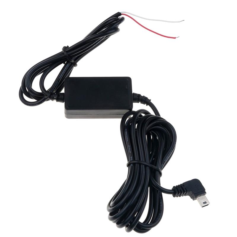 Мини / Микро USB Порт Провод Кабель Автомобильное Зарядное Устройство Комплект Понижающий Кабель 12В в 5В Для Камеры Регистратора DVR Эксклюзивный Блок Питания