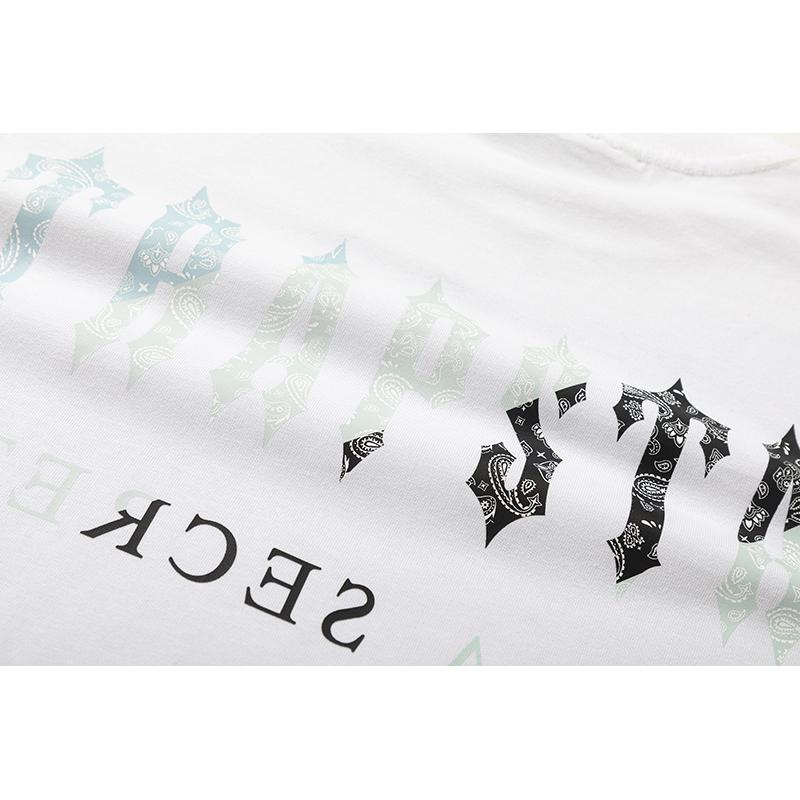 640 Trapstar London 2025 Лето Новая Высококачественная Хлопковая Круглая Горловина Свободная Футболка Большого Размера Для Мужчин и Женщин Парная Футболка