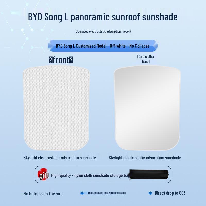 BYD Seal Song Han Tang Замшевая крыша с люком: Теплоизоляционный и солнцезащитный козырек