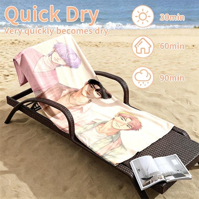 Kpop demon hunters Beach towels also serve as bath towels summer essential a musthave for the outdoors the beach and the pool