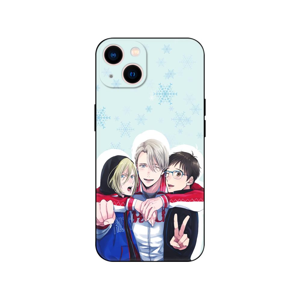 Черный чехол из ТПУ для Samsung galaxy S22 S20 S21 FE PLUS ultra+S10 E lite задняя крышка yuri on ice history maker