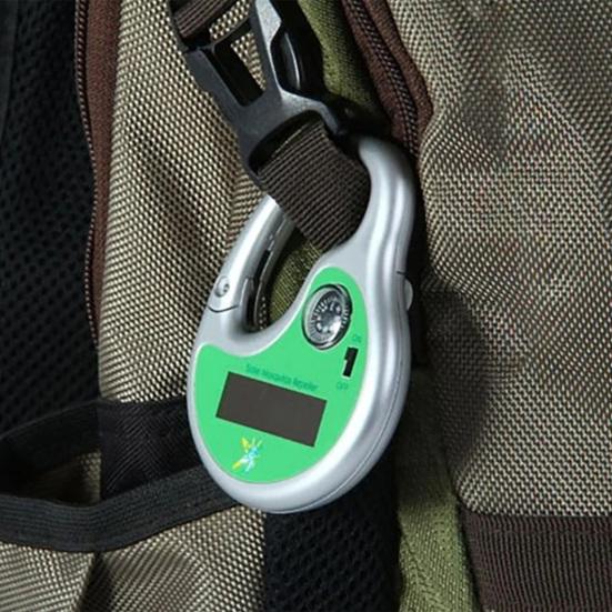 Mosquito Repeller Ultrasonic Anti-moustique Solar Charging Portable Smooth Lightweight Effective Outdoor Fishing Camping Mosquito Repellent Tool