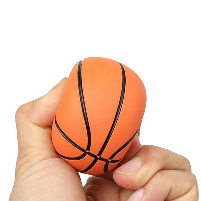 Ультра-высокоэластичный мини-резиновый баскетбольный декомпрессионный полый эластичный мяч-игрушка