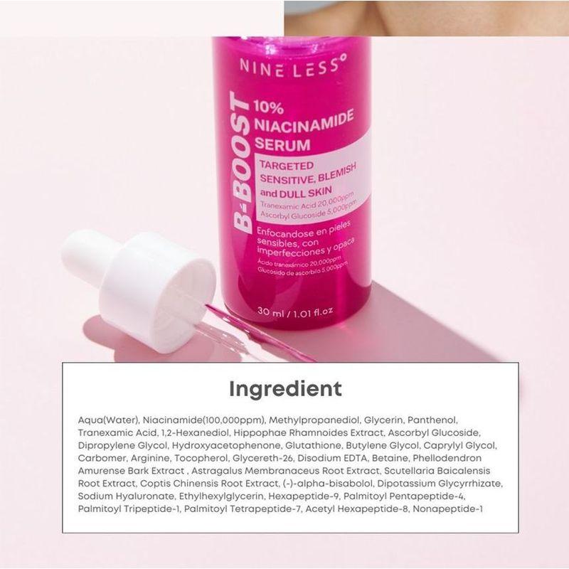 NINELESS - Сыворотка B-Boost с 10% ниацинамида