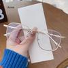Квадратные очки для близорукости для женщин и мужчин, очки с металлической оправой, рецептурные очки, диоптрии 0~-6.0, очки для чтения