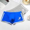 "Мужские трусы-боксеры из чистого хлопка с принтом": Легкое, дышащее, удобное летнее молодежное спортивное нижнее белье.