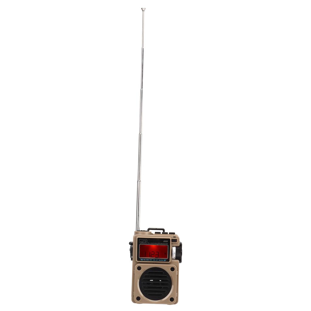 Карманное радио Беспроводное Bluetooth FM AM SW WB Короткие волны Поддержка карт памяти Многофункциональный
