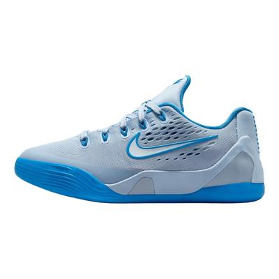 Kobe 9 EM Удобная посадка Дышащие Низкие Баскетбольные Кроссовки Мужские Сникер Серый Синий IM6642-400