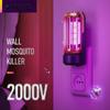 220V EU Plug Socket Electric Mosquito Killer Lamp 365nm UV 8 LED Bug Zapper Light No Noise Anti Mosquito Killer Night Lights