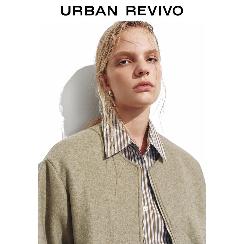 UR Women's Amber Flow Spliced Striped Loose Jacket