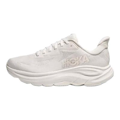 HOKA Clifton 10 Тройные белые женские кроссовки 1162031-WWH