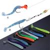 10pcs/lot Soft Rubber Bait Fishing Lure Wobbler Soft Worm Carp Fishing  Artificial Silicone Swimbait