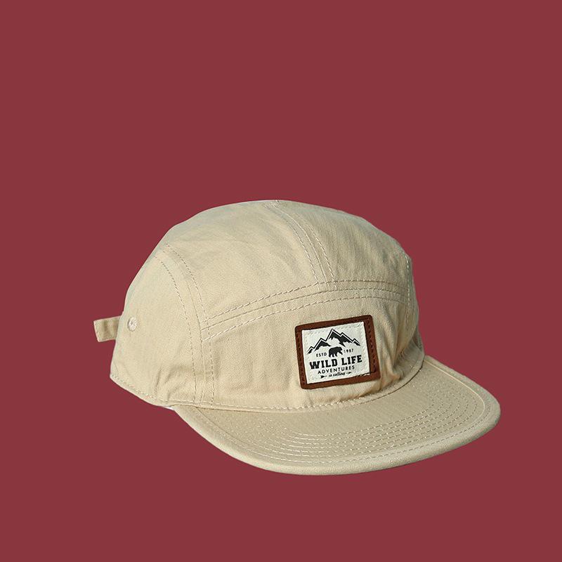 Американская ретро кепка с плоским козырьком: Унисекс Патч Модная Хип-хоп Шляпа на Весну/Осень