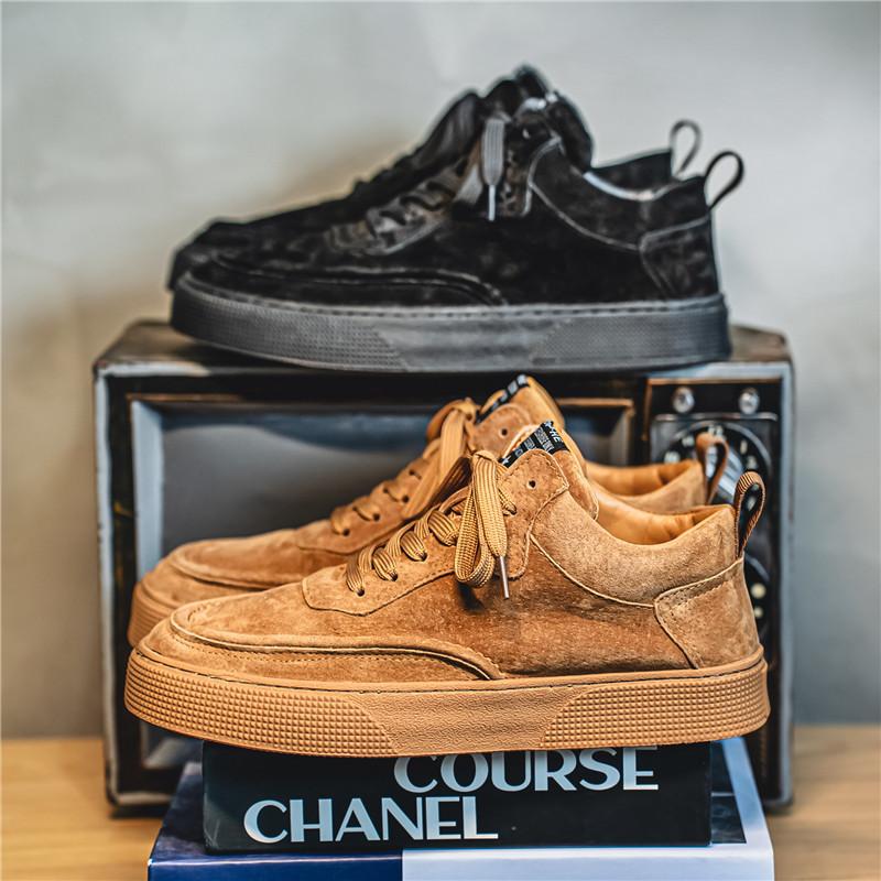 2024 осень новые мужские низкие кеды на шнуровке, модные повседневные туфли на платформе, универсальные модные мужские спортивные кеды для скейтборда