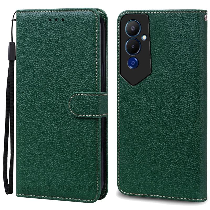 Чехол Pova 4/Pova 4 Pro для Tecno Pova 4, чехол-кошелек, кожаный откидной чехол для Tecno Pova 4 Pro, чехол для телефона, чехол Fundas