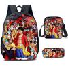 ONE PIECE Backpack Animation Schoolbag Primary School Students Third and Fourth Grades Light Burden Reduction Primary and Secondary School