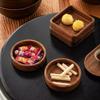 Wooden Snack Tray Japanese Style Tea Serving Plate Multi-Shape Dessert Plate  Restaurant Use