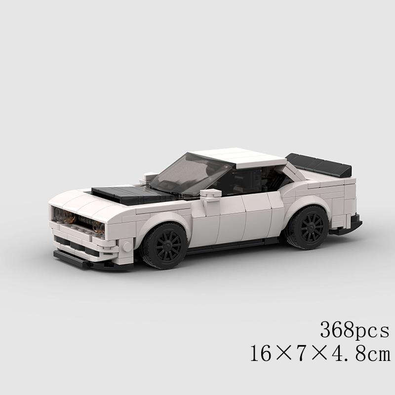 Классический Автомобиль Скорость MOC Внедорожник Гонки Полиция Модель Строительные Кубики Родстер Транспортное средство Город Супер Гонки Блоки Технический Рождественский подарок