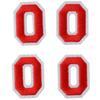40pcs Cotton Embroidered Patches Numebrs Numbers 0-9 Applique  for Repairing Clothes