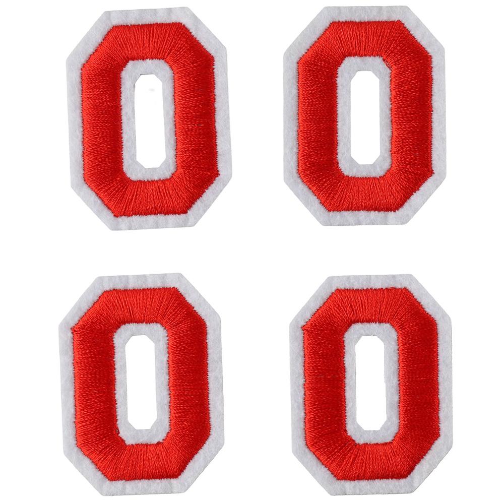 40pcs Cotton Embroidered Patches Numebrs Numbers 0-9 Applique for Repairing Clothes