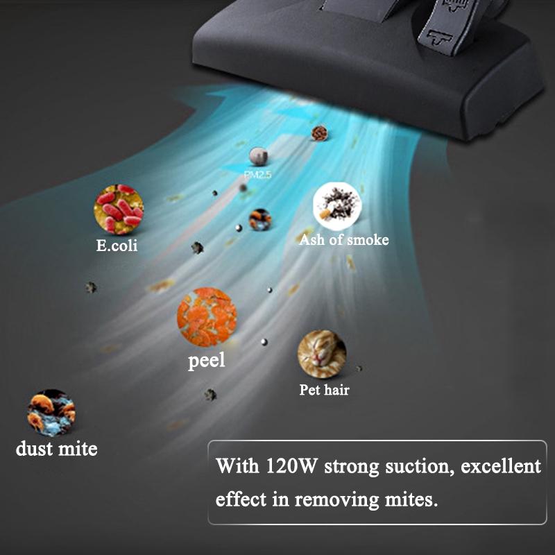 Беспроводной пылесос 3-в-1 120 Вт Ручной пылесос Перезаряжаемый Безмешковый Всасывающий Набор чистящих инструментов для дома и автомобиля