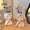 Цветочный горшок в виде лица в стиле Love Girl Head Plant Pot Small Lady Face Planter для суккулентных комнатных и уличных растений, центральный элемент рабочего стола для гостиной