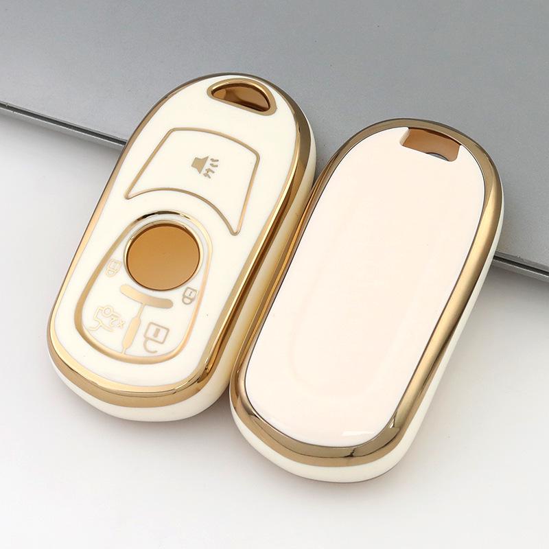 Чехол для ключа Buick Envision для Encore GX, Regal, LaCrosse, GL68 - Декоративный чехол-сумка для автомобиля с пряжкой