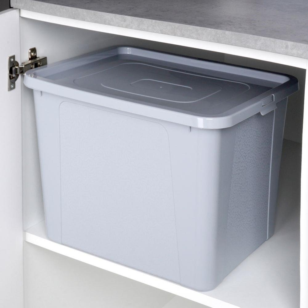 Plastic Storage Container Large Toy Box 30L Lid